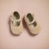 Baby Shearling Mary Jane | Beige
