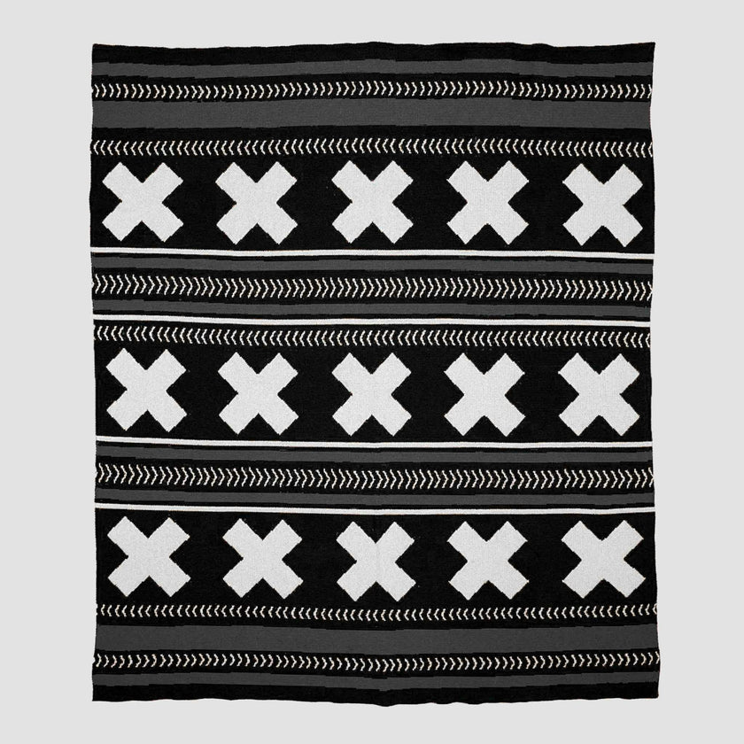 Cotton Sustainable Knit Throw Blanket | Mesa
