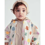 Tree Print Rain Hooded Poncho