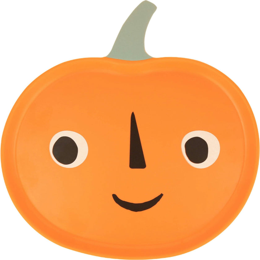 Reusable Jack O' Lantern Plate