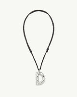 Grande Monogram Necklace in Silver