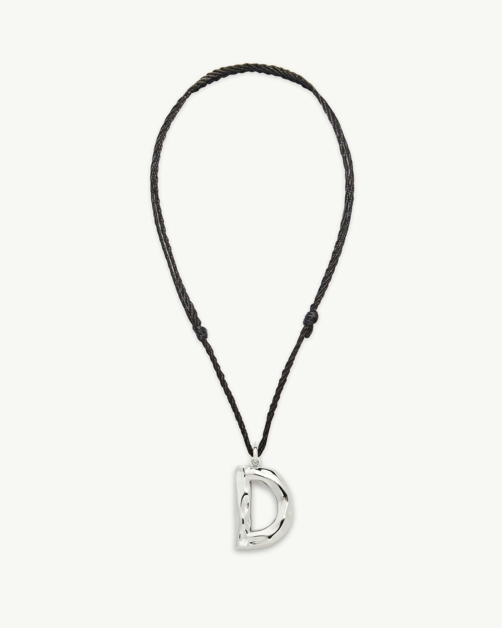 Grande Monogram Necklace in Silver