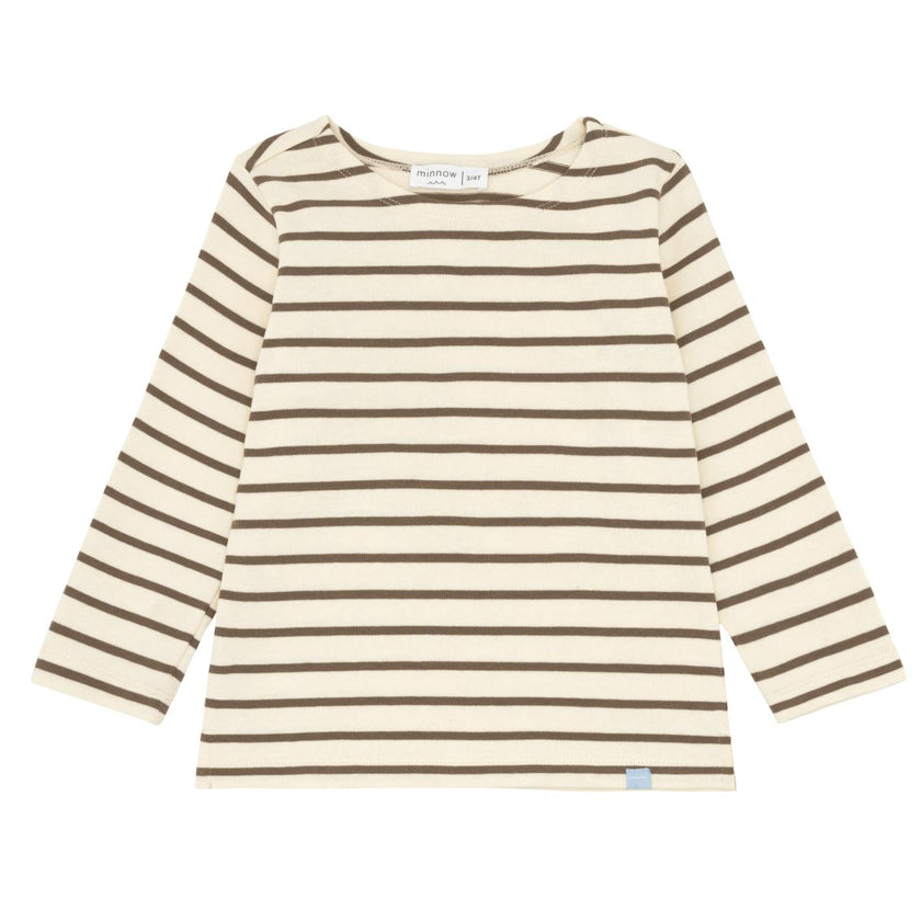 Breton Striped Crew Neck Long Sleeve T-Shirt