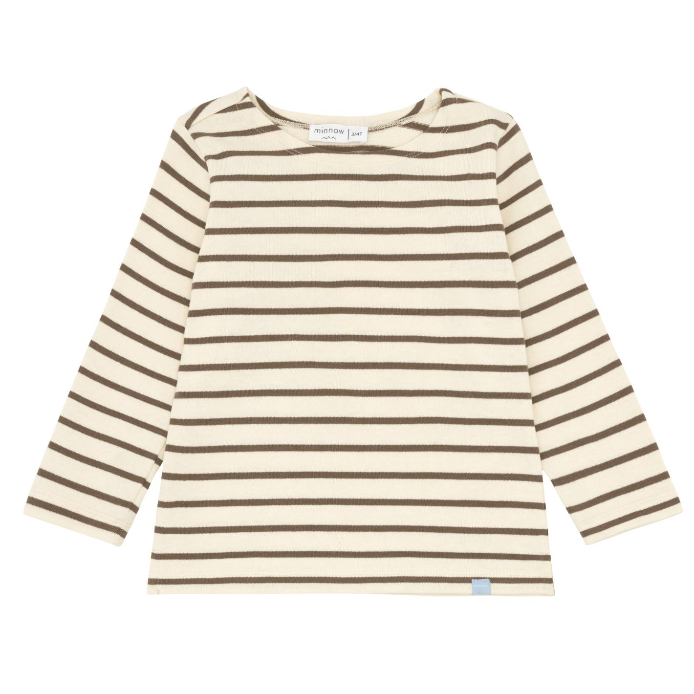 Breton Striped Crew Neck Long Sleeve T-Shirt
