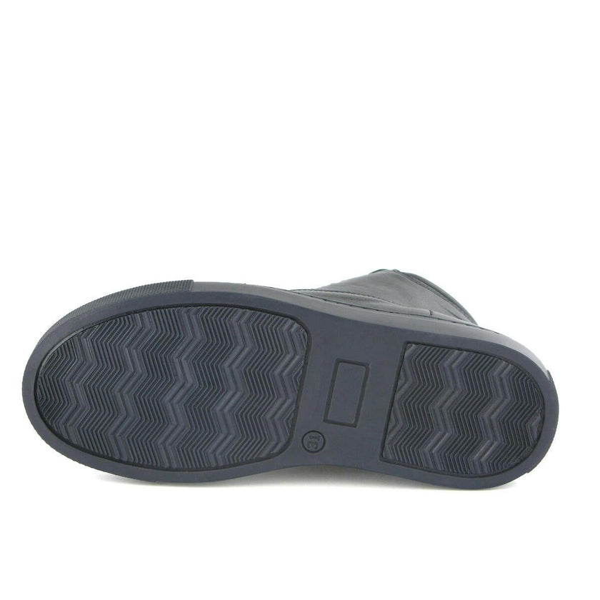 Leather Laces Boot, Dark Blue