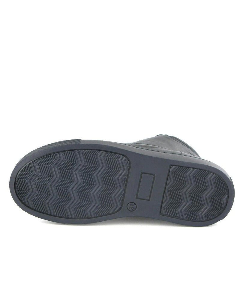 Leather Laces Boot, Dark Blue