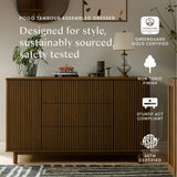Pogo Tambour Extra Wide Assembled Dresser (58")