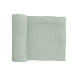 Organic Cotton Muslin Swaddle Blanket - White Sage
