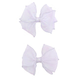 Shimmering Bow Hairclip Set