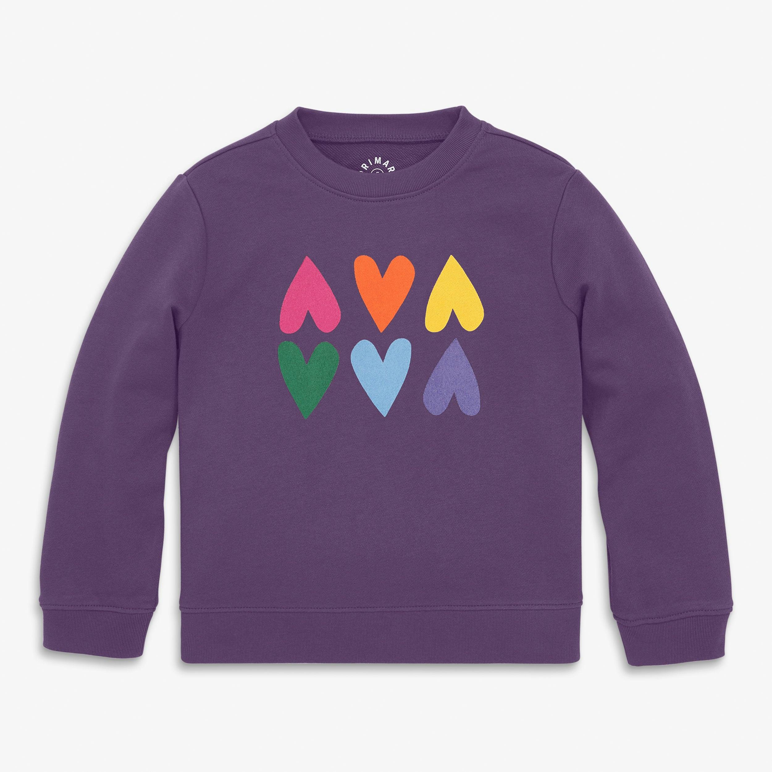 Kids sweatshirt with hearts