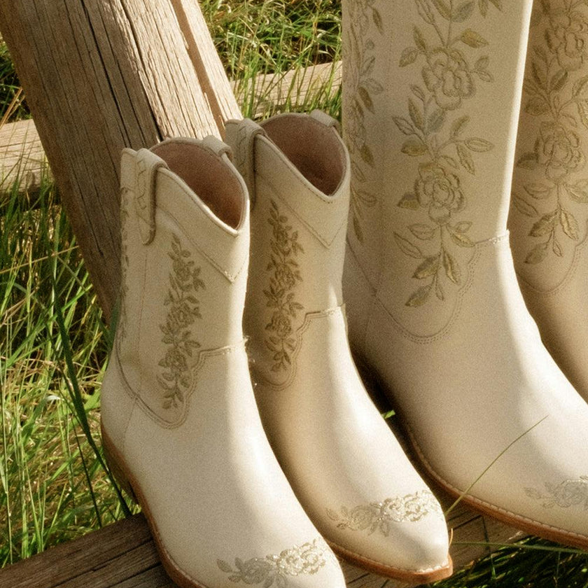 Mini Avery Boot in Cream