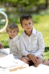 Ashton Linen Top and Shorts Set