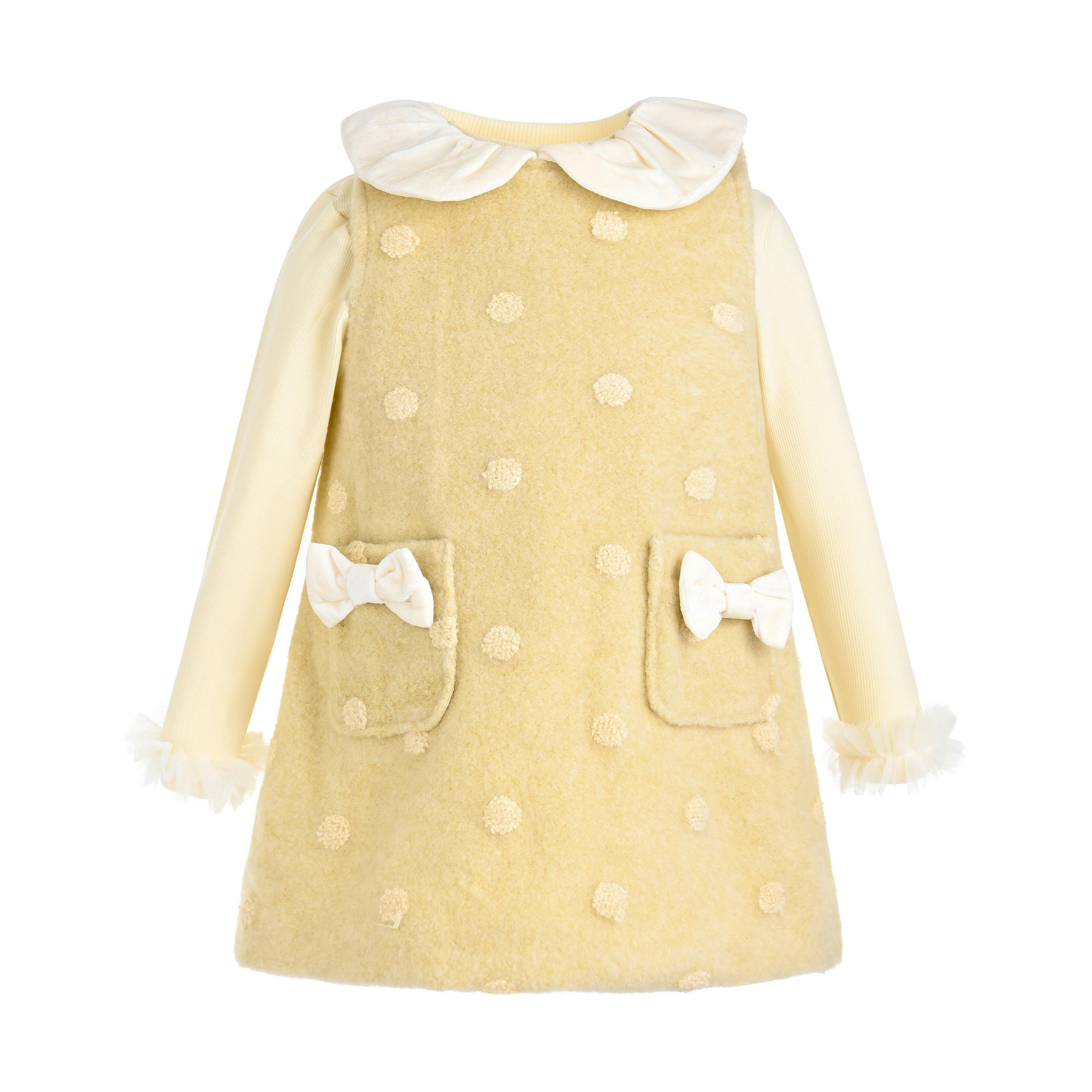 Light Yellow Maura Sweetbow Dress Sets