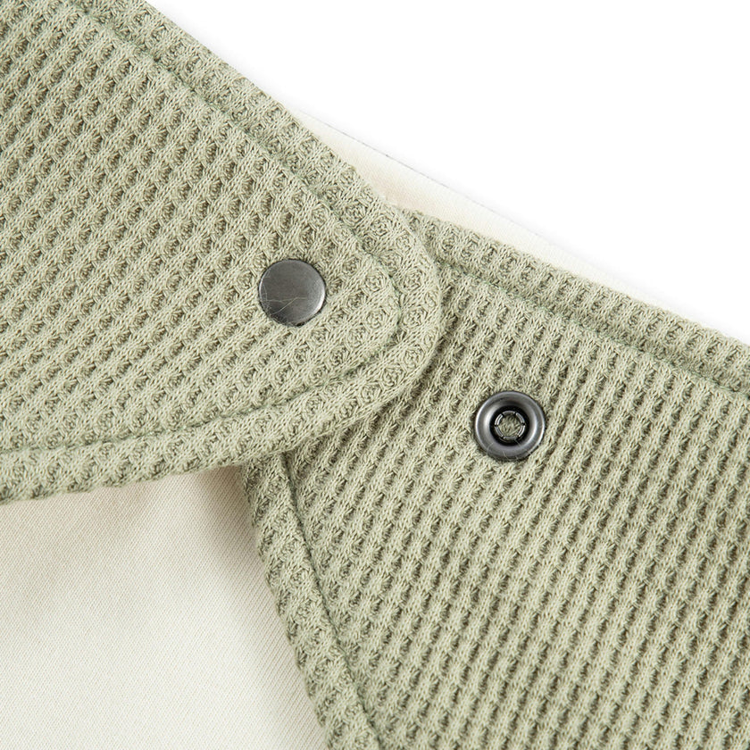 Tea Waffle Kerchief Bib