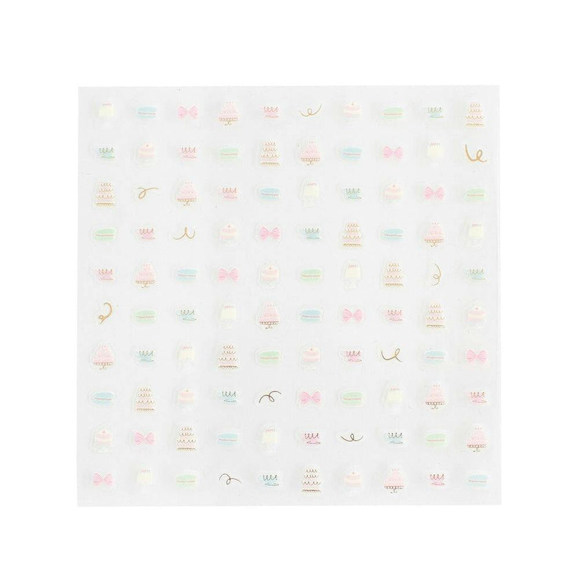 Let Them Eat Cake Nail Stickers