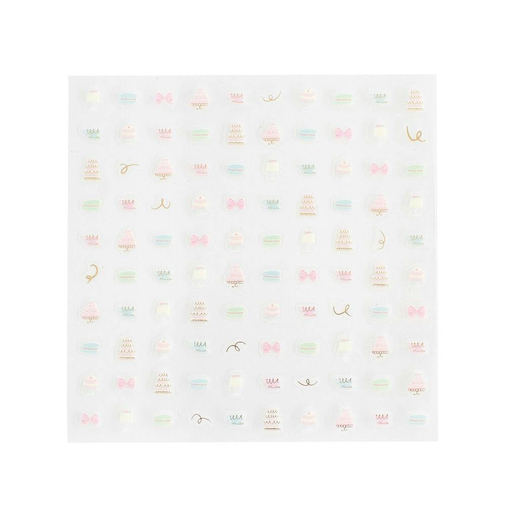 Let Them Eat Cake Nail Stickers