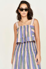 Monaco Tank in Carnival Stripe