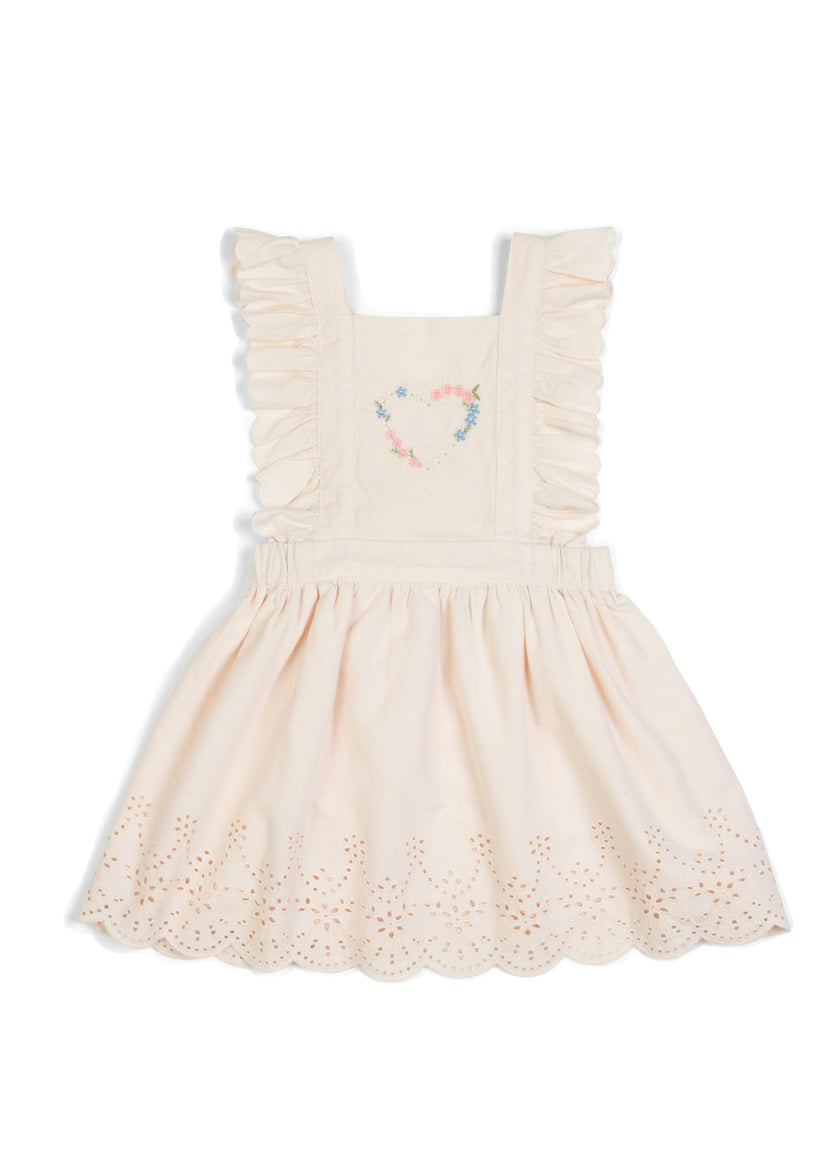 Chloé | Corduroy Cotton Anglaise Dress | Primrose