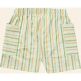 Stripe Mix Pocket Shorts