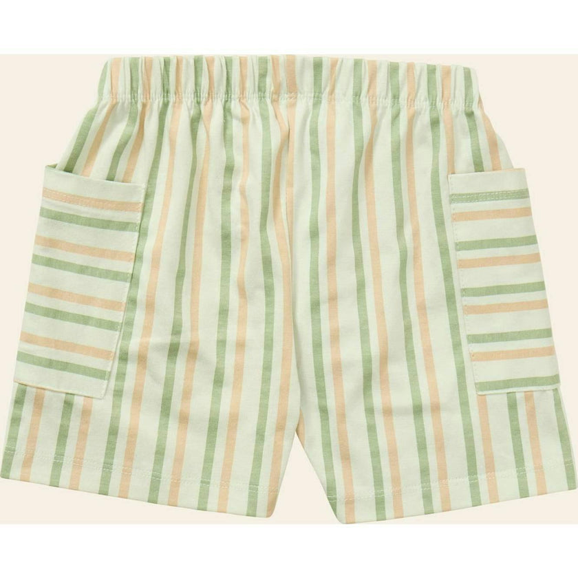 Stripe Mix Pocket Shorts