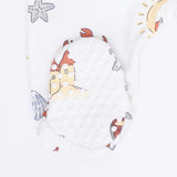 Sunny Sandcastles - 2 Way Zipper Footie