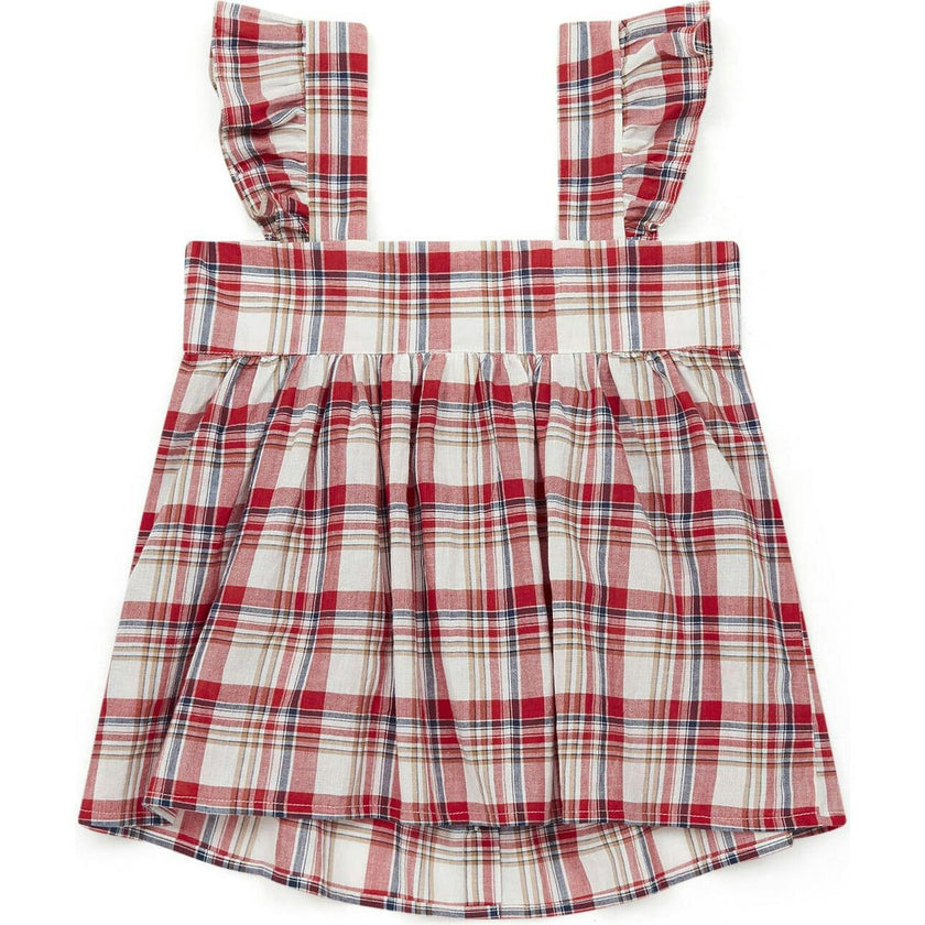 BONTON Elisa Plaid Swing Top