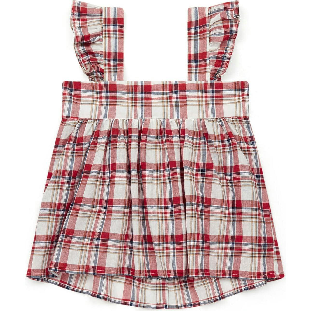 BONTON Elisa Plaid Swing Top