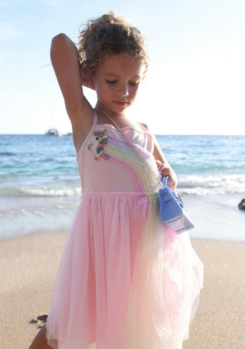 Unicorn Rainbow Tulle Dress