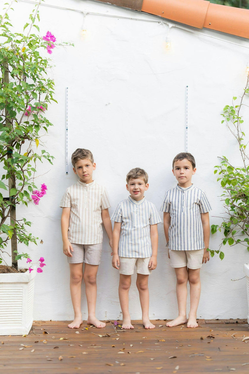 Pinstripe Boys Shirt