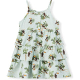 Blue Sky Linen Tiered Dress