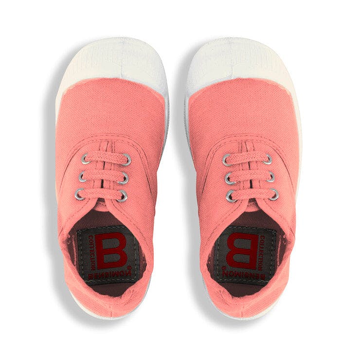 BENSIMON Kids -  Laces Tennis Shoes - Flamingo
