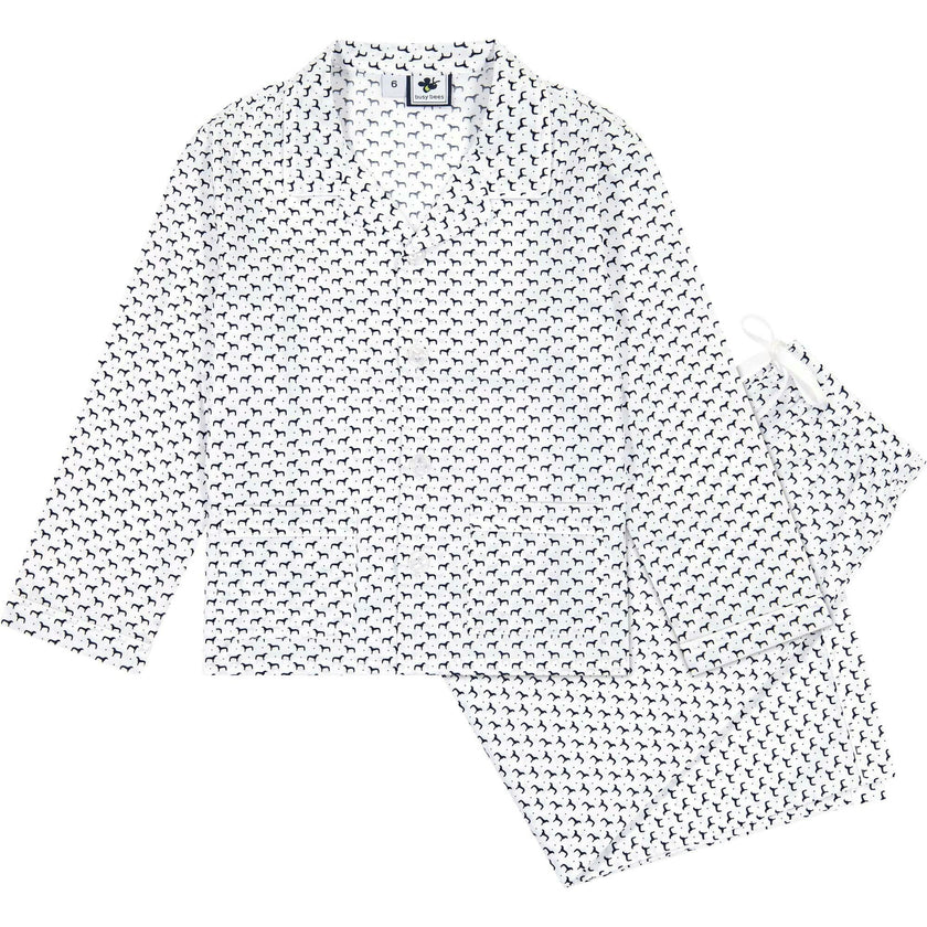 Tucker 2-Piece Long Sleeve Lounge Set, Prints