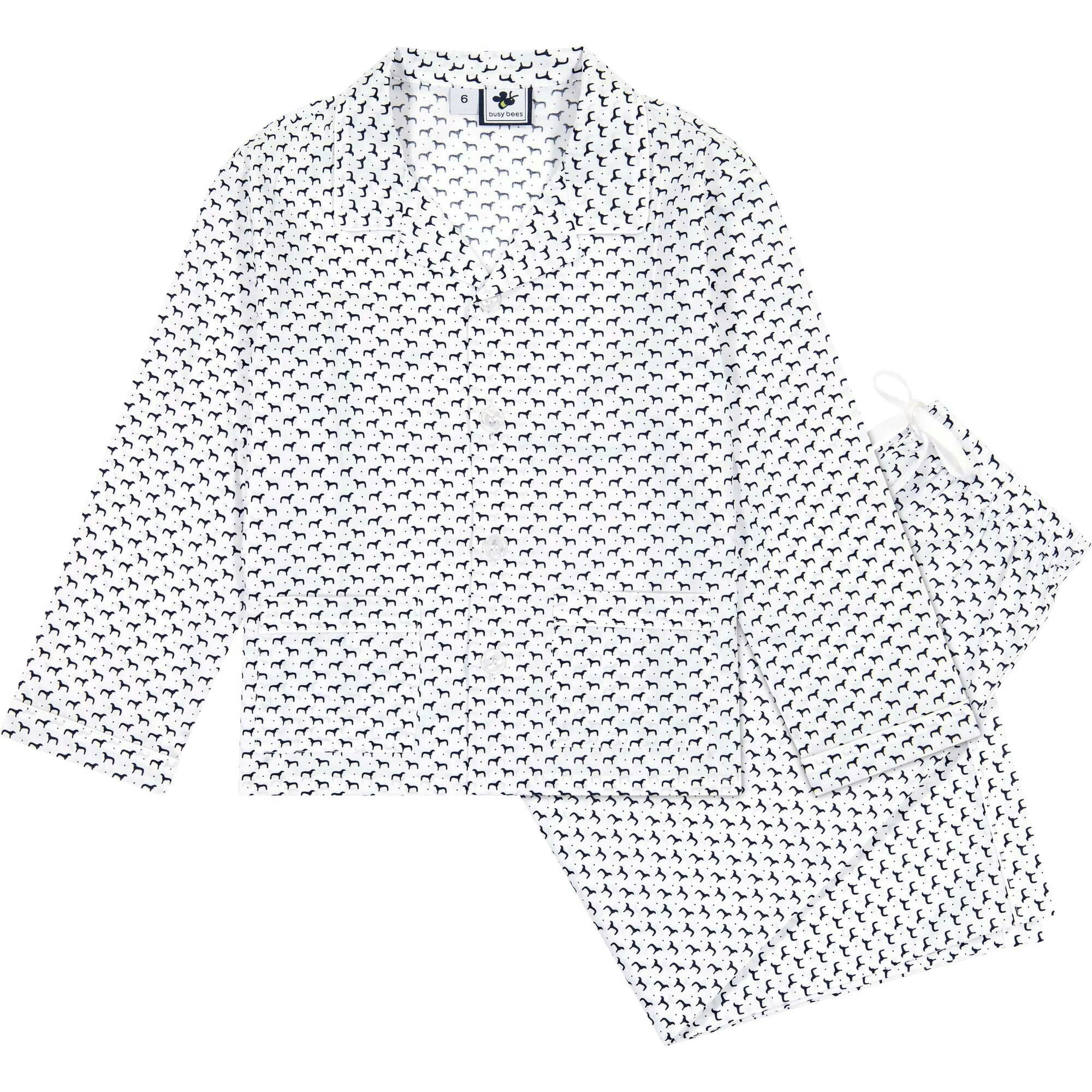 Tucker 2-Piece Long Sleeve Lounge Set, Prints