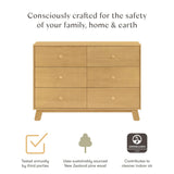 Babyletto Hudson Modern 6-Drawer Assembled Dresser (48")