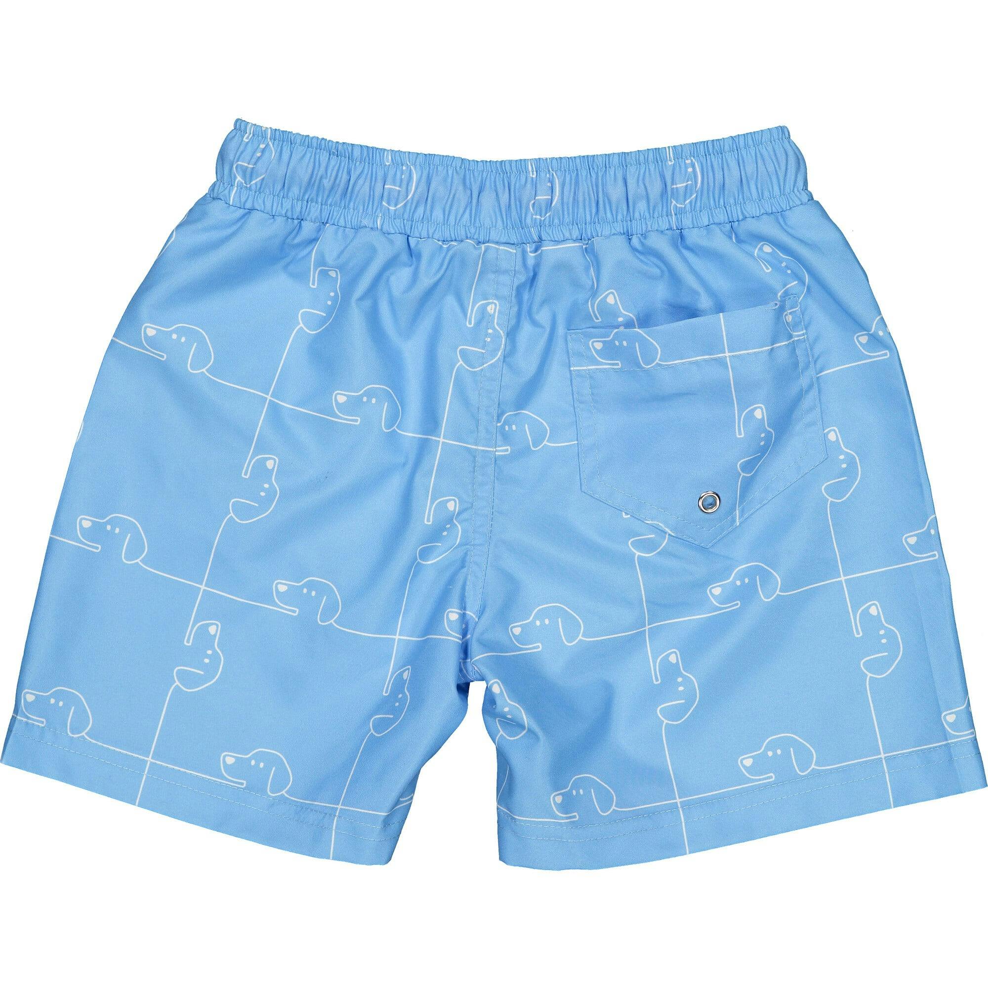Puzzle Classic Swim Shorts, Blue