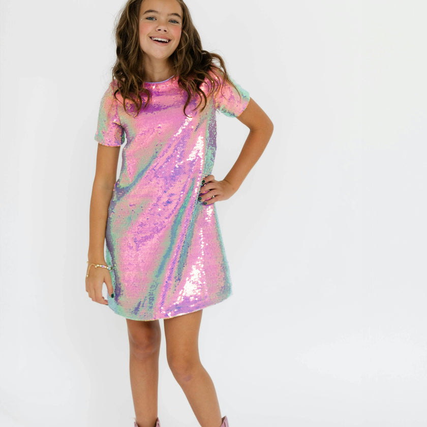 Lavender Haze Sequin Dress