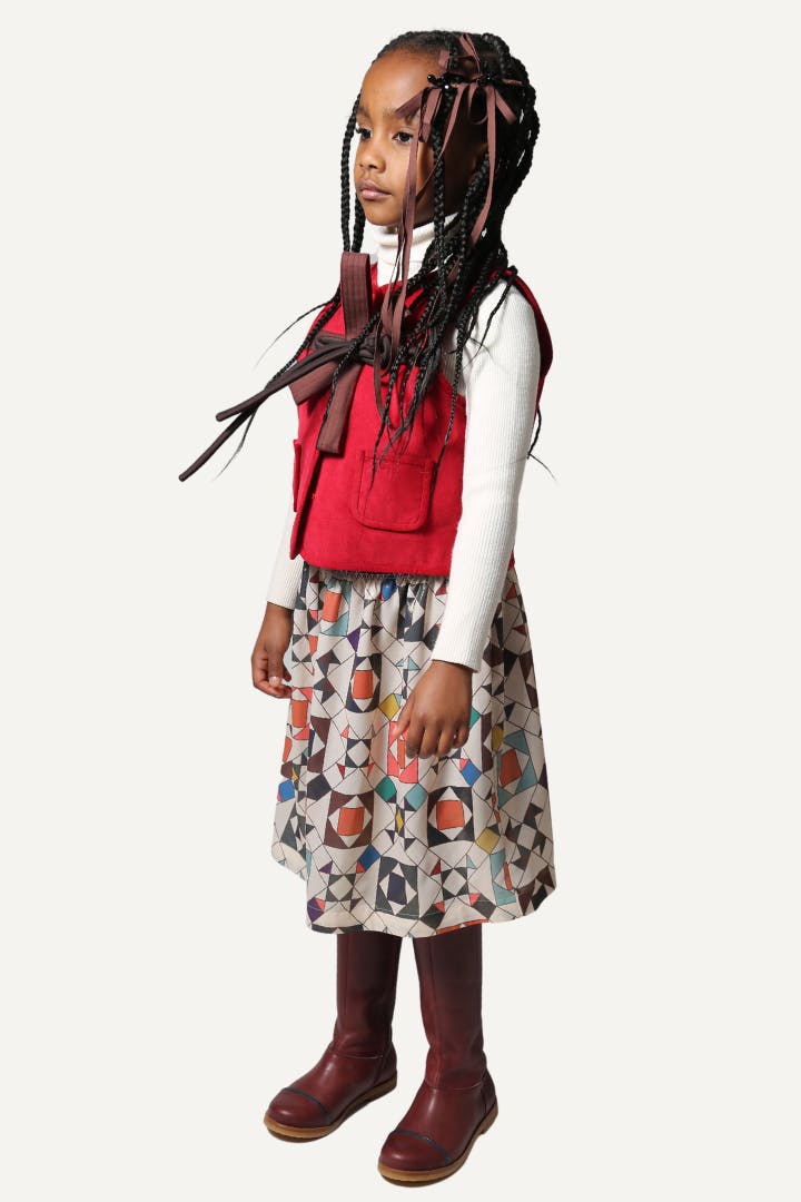 LUNA SMOCKED SKIRT