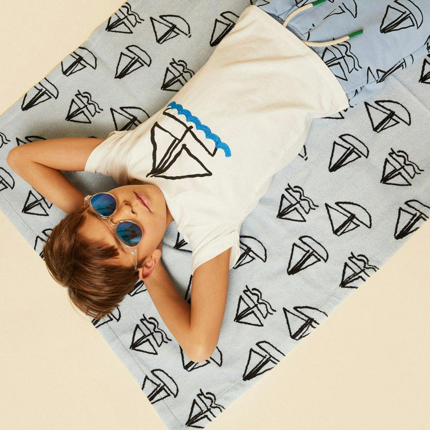 Recycled Cotton Sail Away Kid T-Shirt