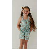 Ruffle Strap Shorts Romper