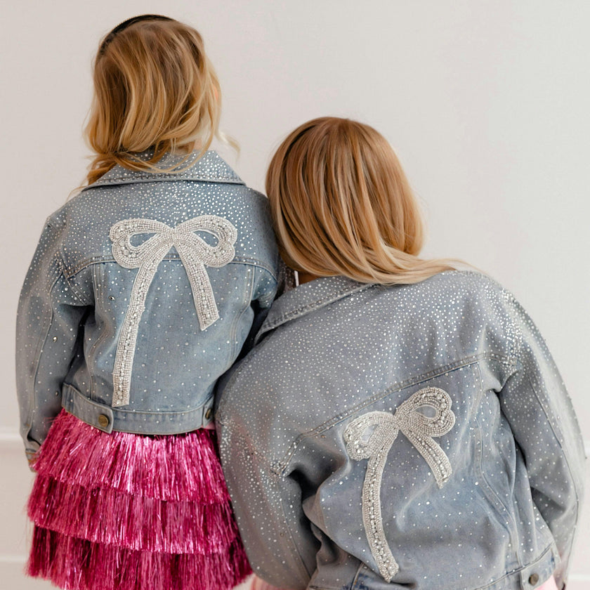 Women's Crystal Denim Jacket