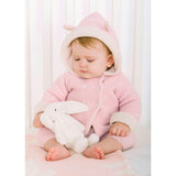 Baby Teddy Coat in Pale Pink