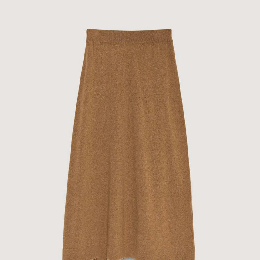 Agatha Woman Skirt Camel Touch_Sampling