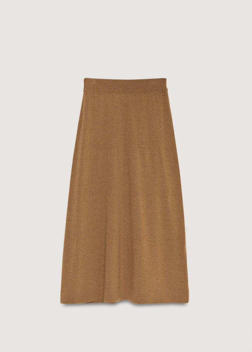 Agatha Woman Skirt Camel Touch_Sampling