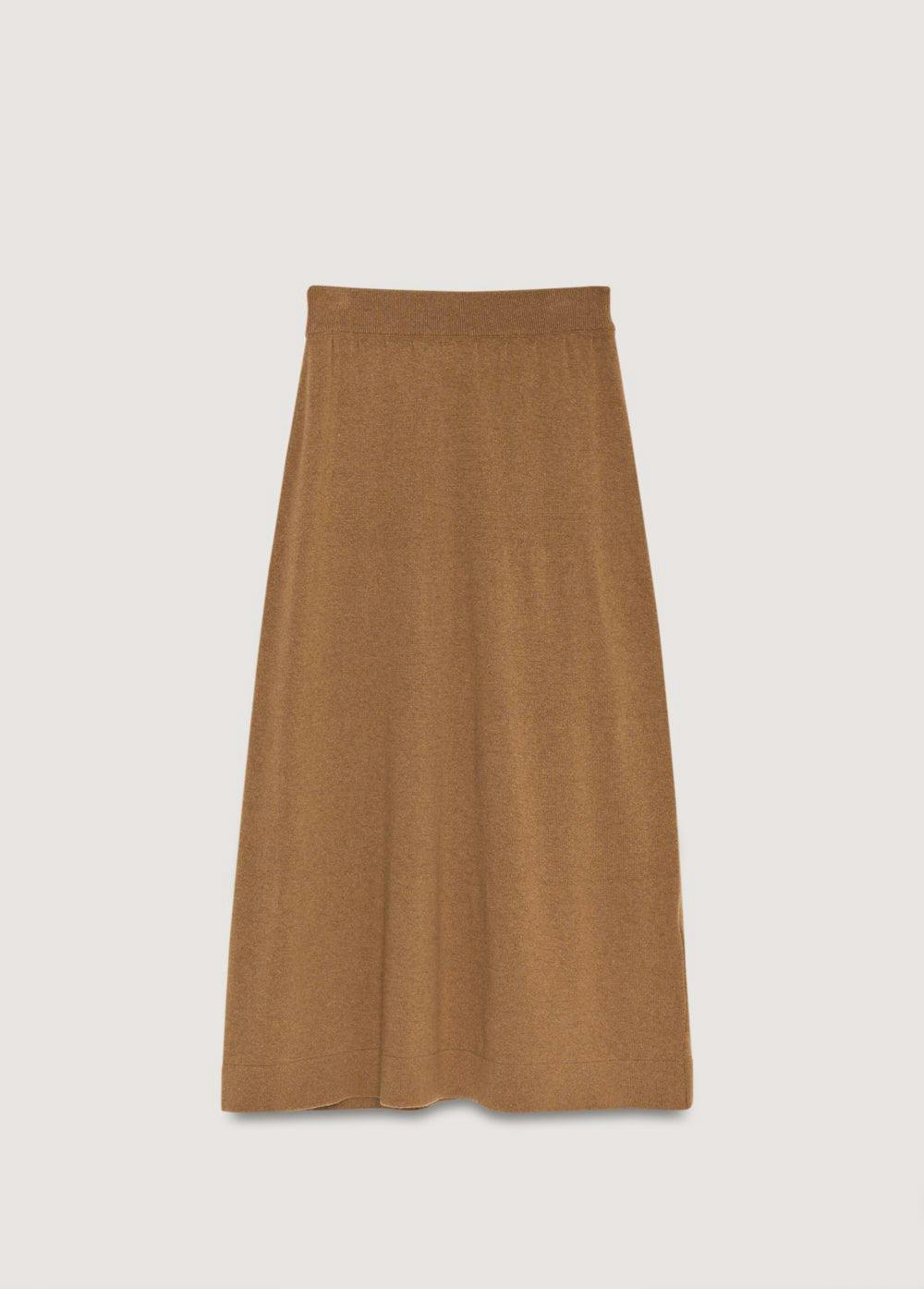 Agatha Woman Skirt Camel Touch_Sampling
