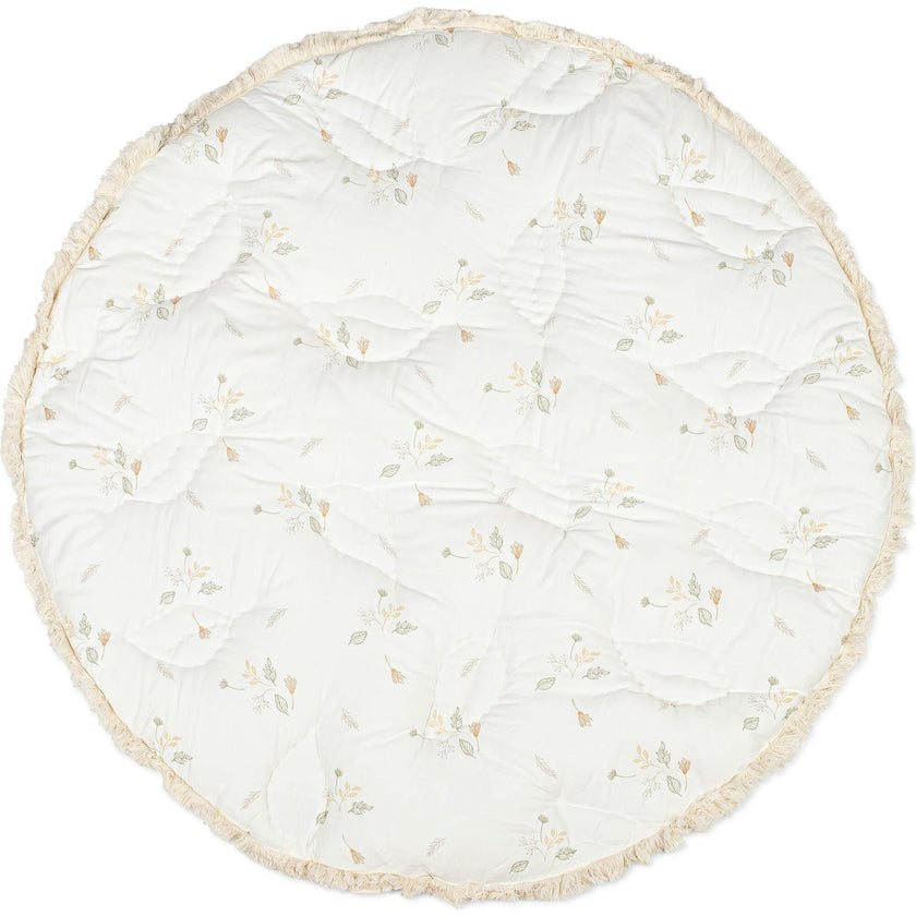 Willow Quilted Baby Play Mat (Dainty Leaf)
