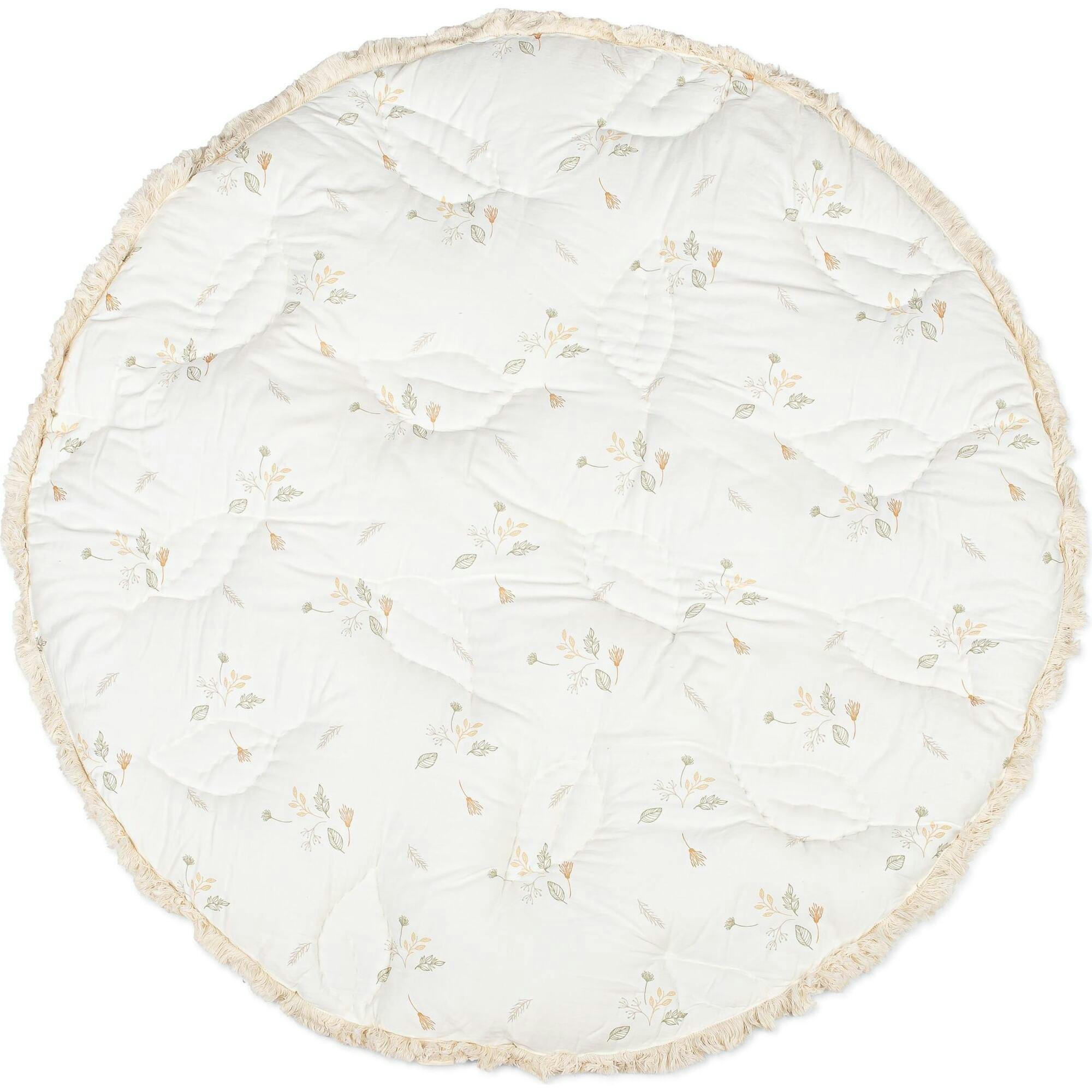 Willow Quilted Baby Play Mat (Dainty Leaf)