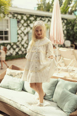 Woven Dress With Lace