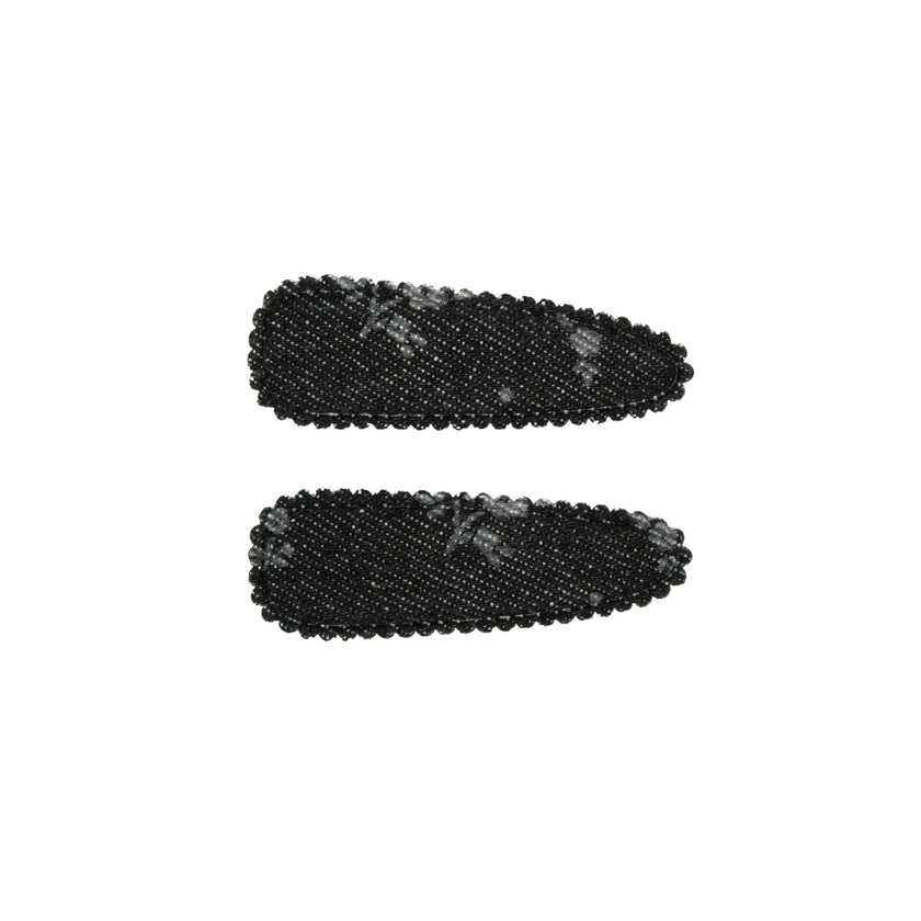 Midnight Denim Snap Clip Set