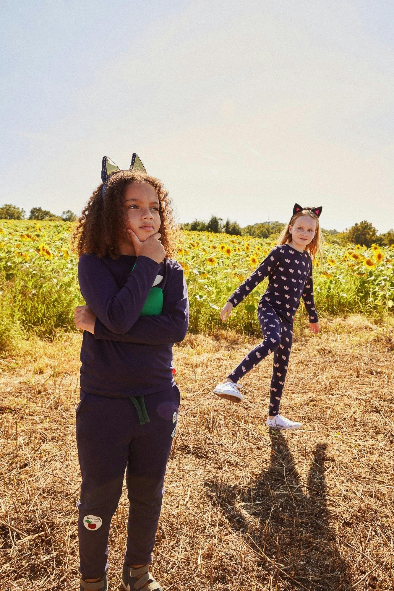 Recycled Cotton Hearts Kid T-Shirt