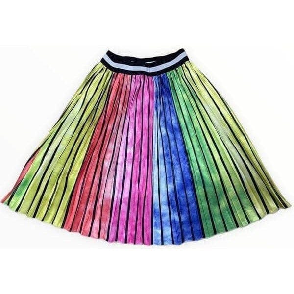 Ombre Stripe Midi Skirt